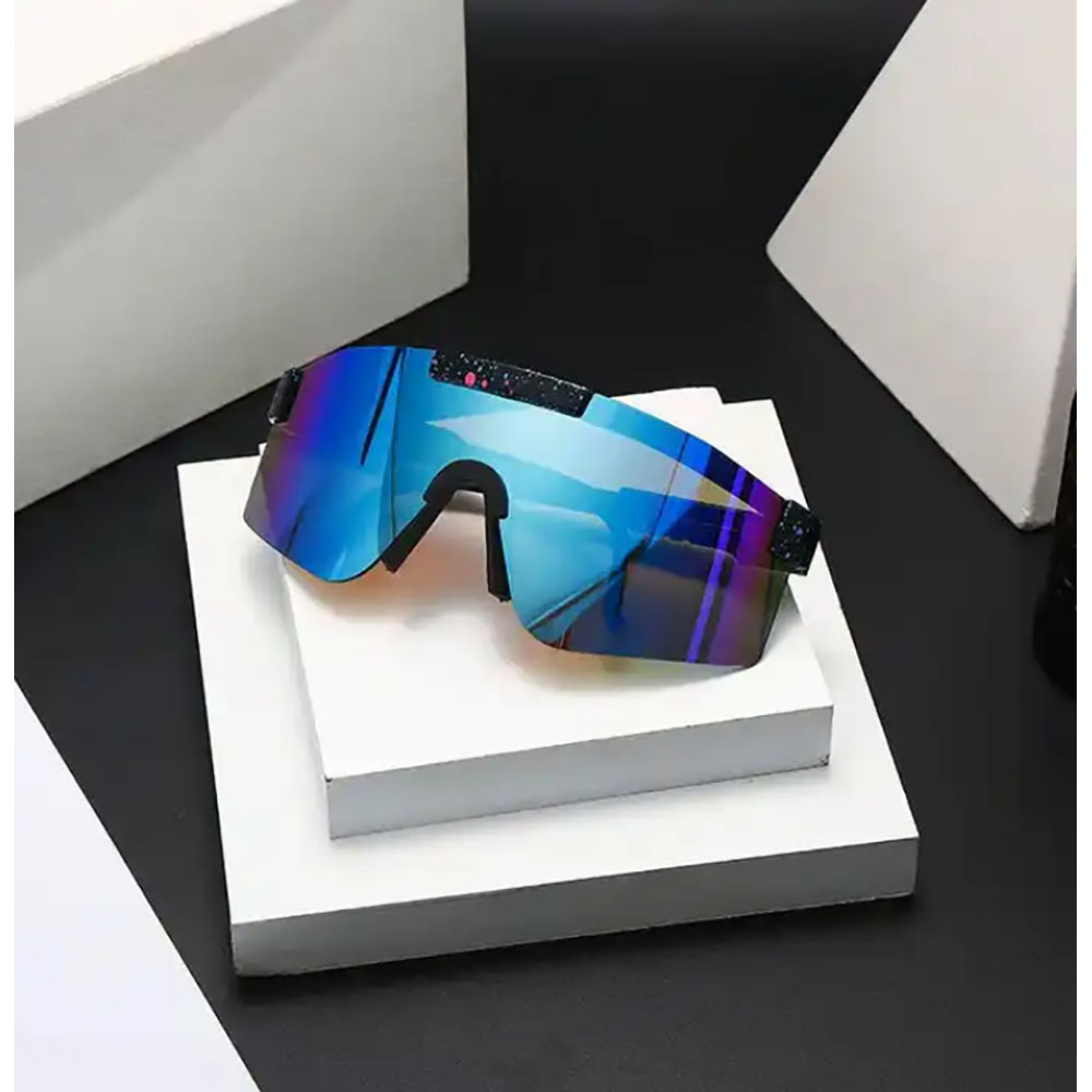 Unisex Polarized Multipurpose Sports Sunglasses - Style 2: Dark Purple