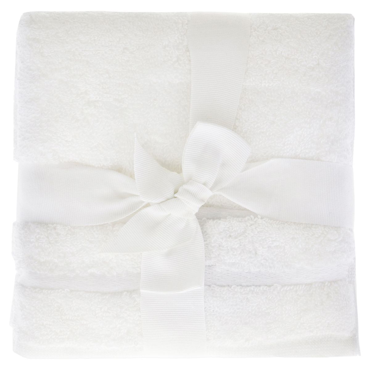 Cariloha® Bamboo Washcloth Set (Set of 3) - Bamboo Washcloths Set - White by Cariloha for Unisex - 3 Pc Towel