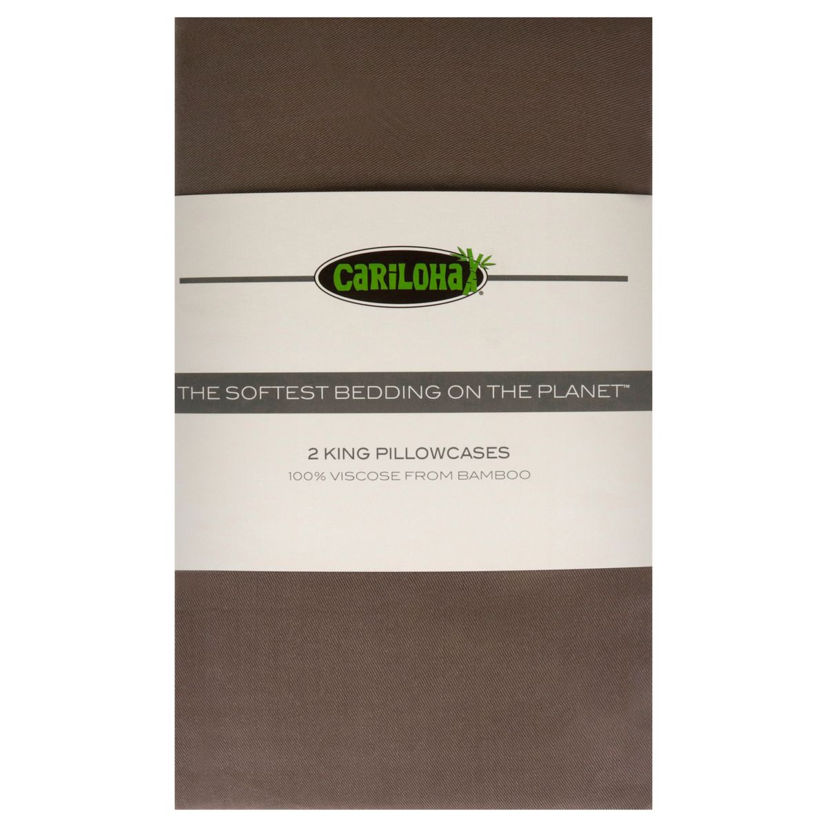 Cariloha&reg; Classic Bamboo Pillowcases (Set of 2) - King - Beach Linen