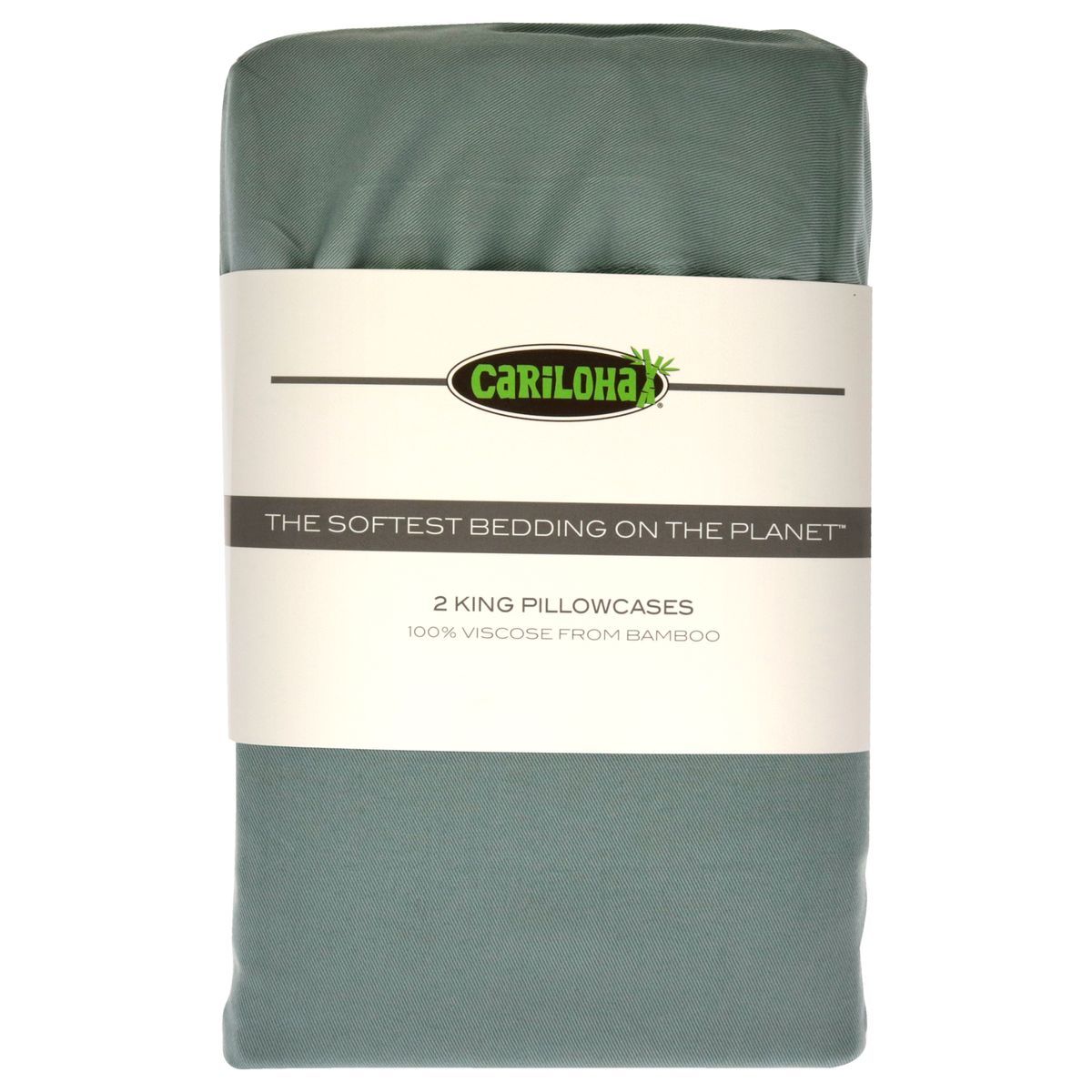 Cariloha&reg; Classic Bamboo Pillowcases (Set of 2) - Classic Bamboo Pillowcase Set - Tahitian Breeze-King by Cariloha for Unisex - 2 Pc Pillowcase