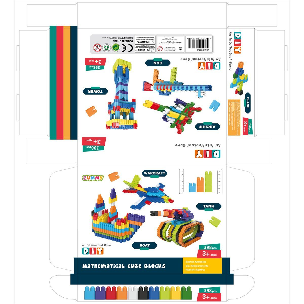 Mathematical Cube Blocks - FS1196