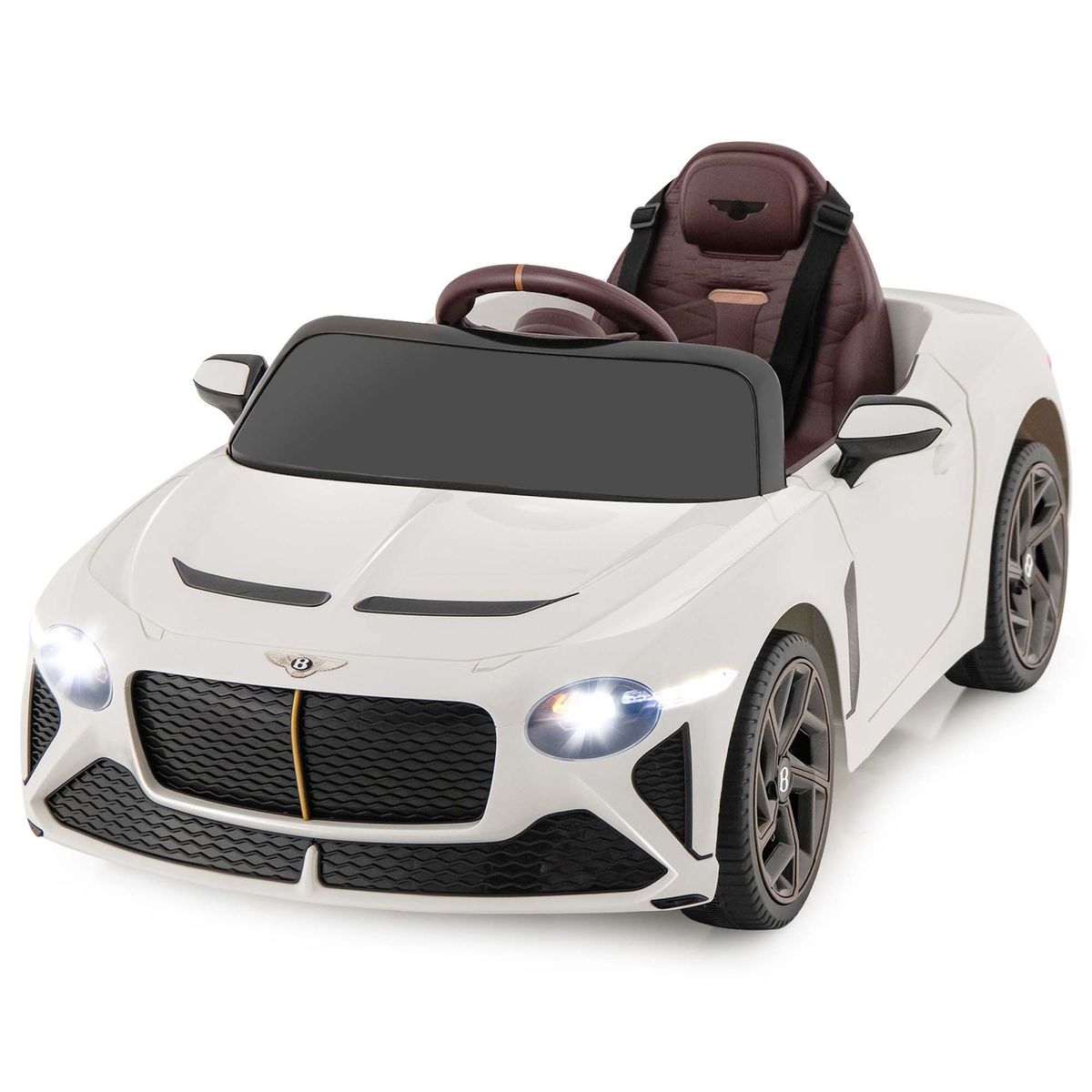 12V Battery-Powered Licensed Bentley Bacalar Kids' Ride-on Racer Car - Ride-on Car -wh