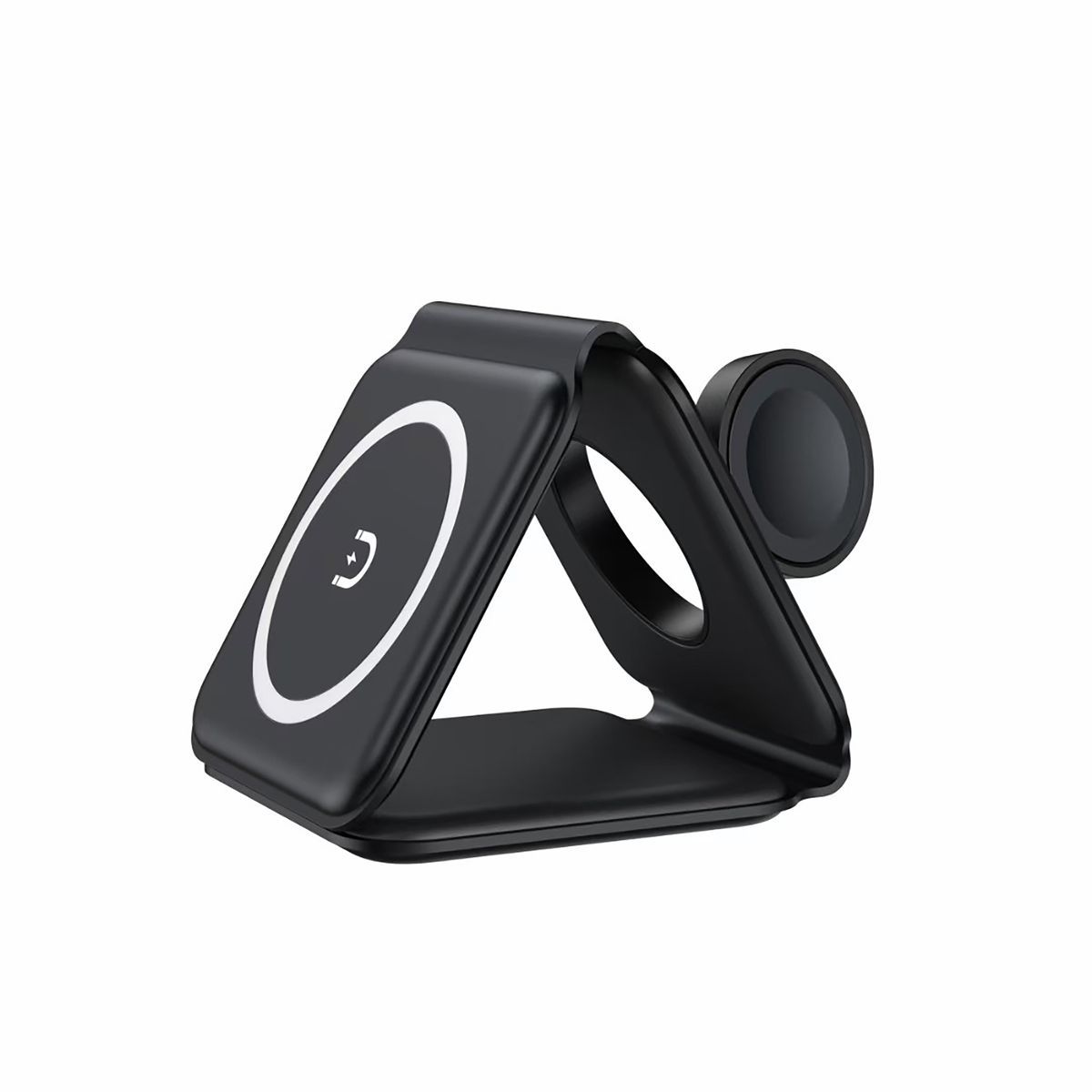 Zummy 3-in-1 MagSafe Magnetic Wireless Charger - Black