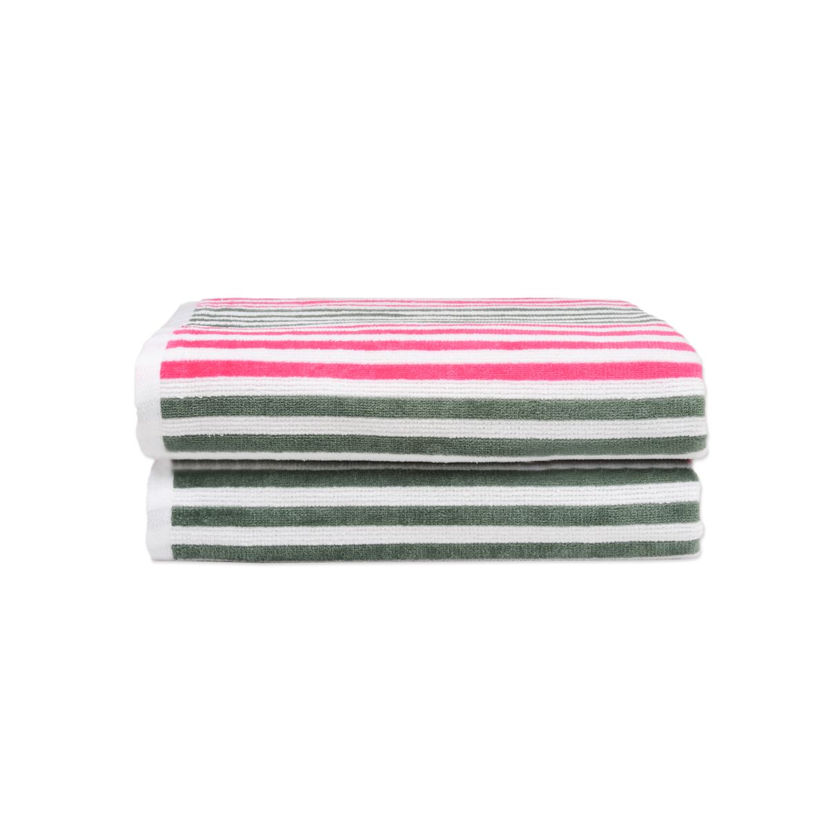 Dan River Cabana Stripe Beach Towel 2 or 4Pack  Dan River 24 Pk Stripe Beach Towel Set