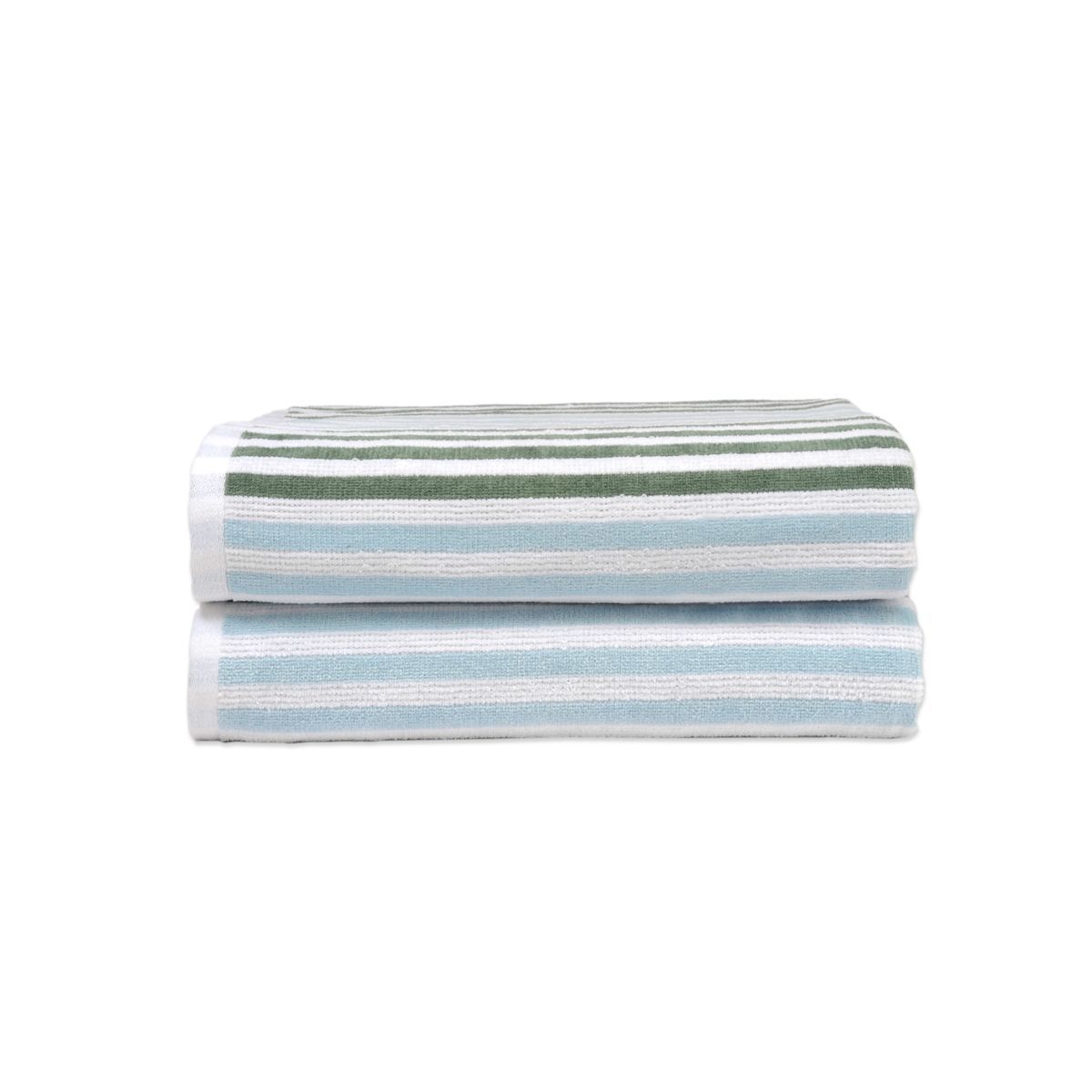 Dan River Cabana Stripe Beach Towel 2 or 4Pack  Dan River 24 PK Stripe Beach Towel Set