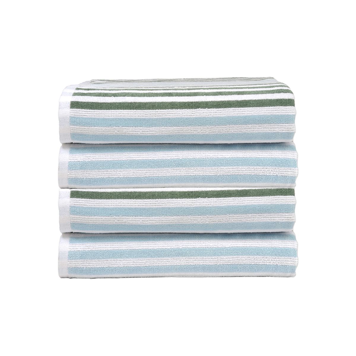 Dan River Cabana Stripe Beach Towel 2 or 4Pack  Dan River24PK Stripe Beach Towel Set