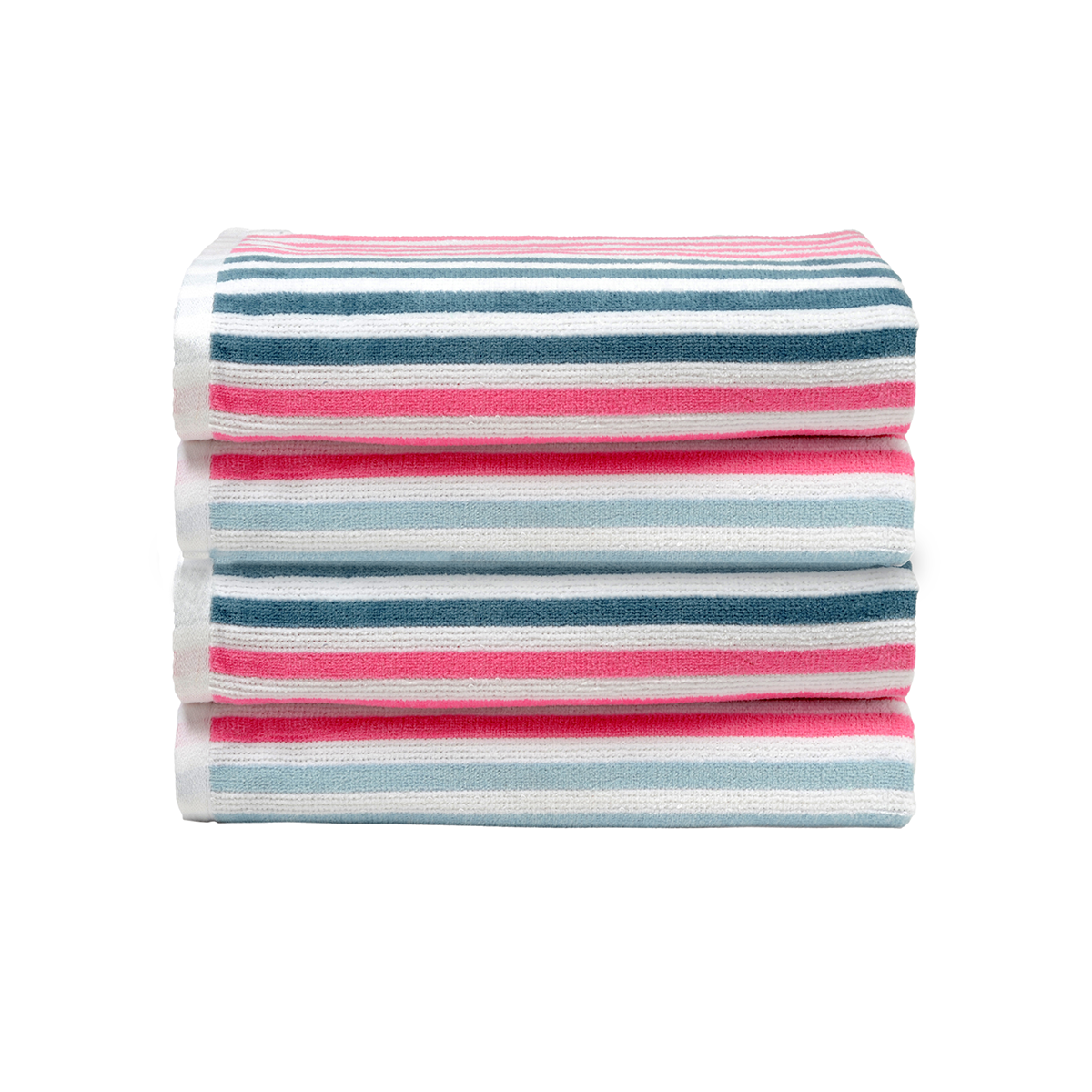 Dan River Cabana Stripe Beach Towel 2 or 4Pack  Dan River 24PK Stripe  Beach Towel Set