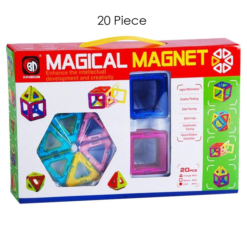 Magical Magnet Learning & Building Toy Set - 20 Piece