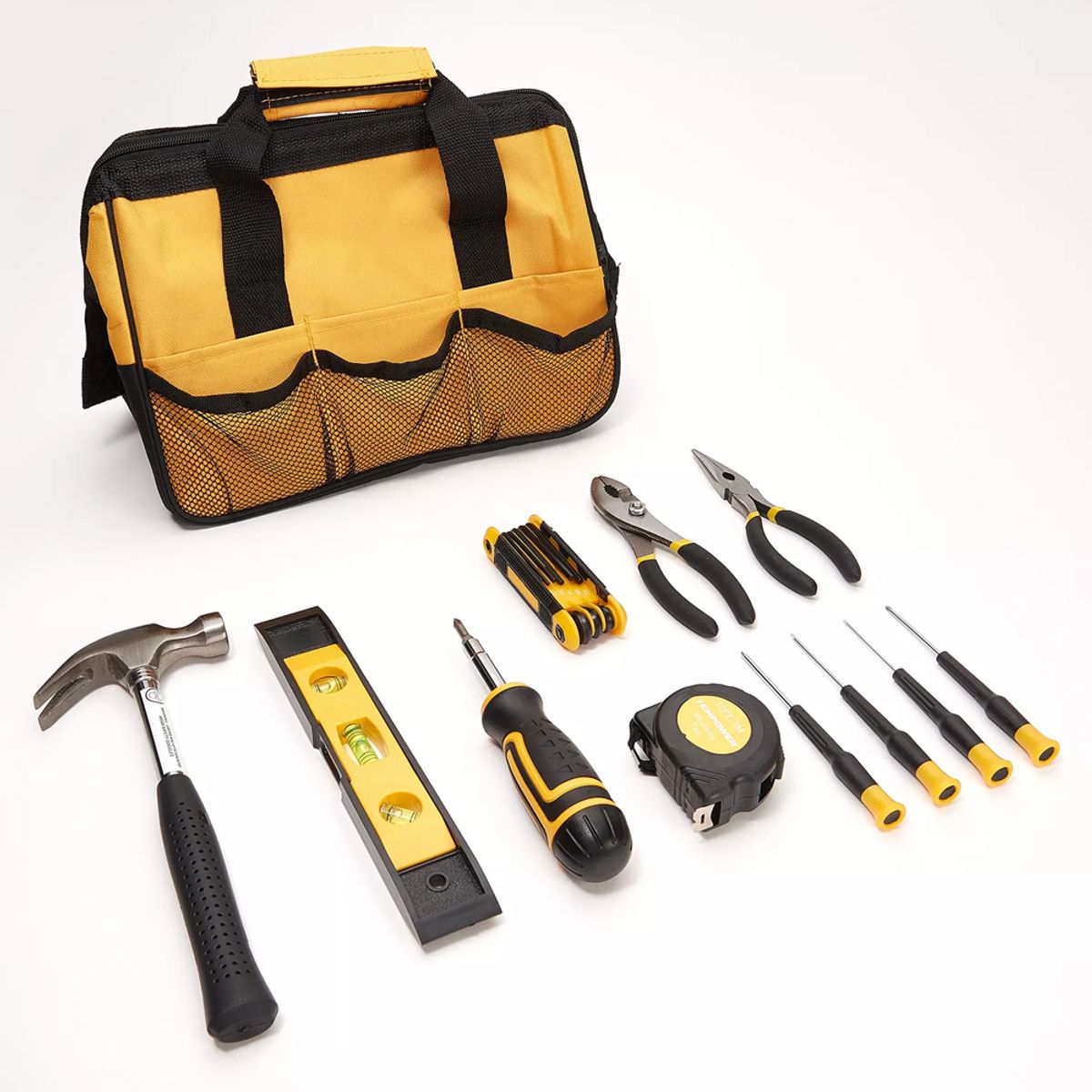 Power Source 21-Piece Tool Set with Storage Bag  - Power Source 21-piece Tool Set - Orange