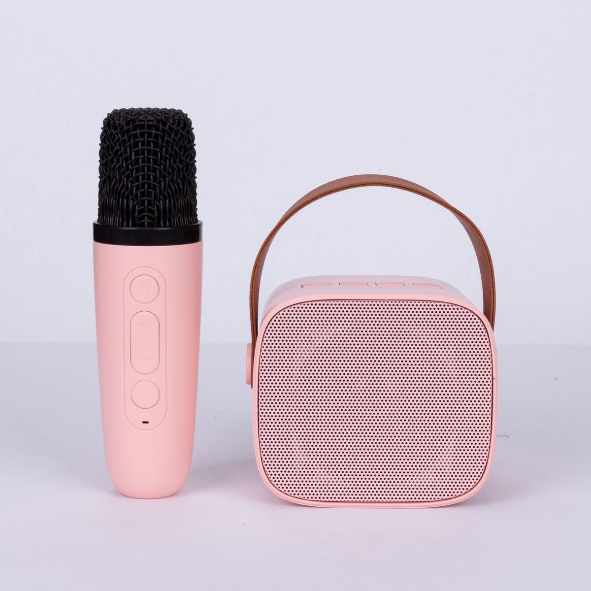 Karaoke Speaker with Wireless Microphone - Pink
