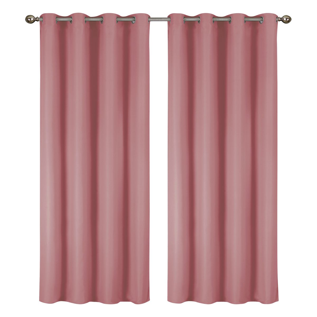 55 x 84-Inch Solid Thermal Blackout Panels (Set of 2) - Pink