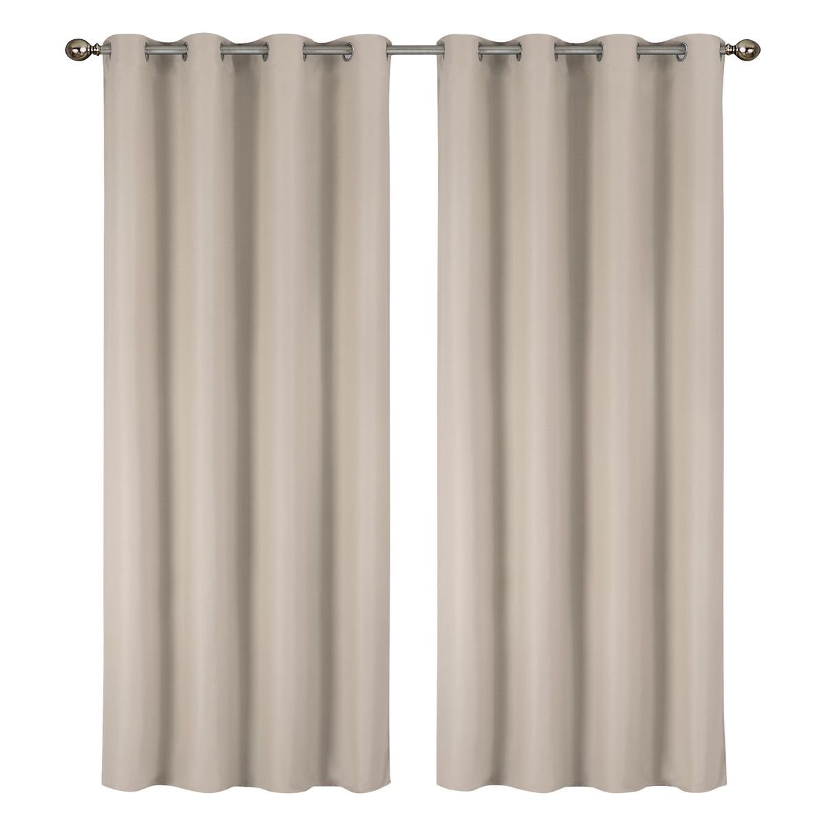 55 x 84-Inch Solid Thermal Blackout Panels (Set of 2) - Beige