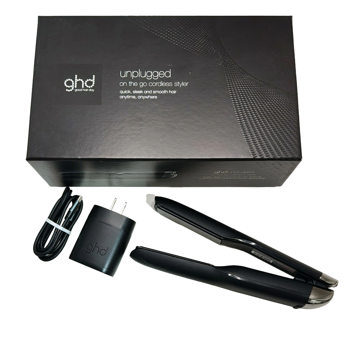ghd&reg; Unplugged Styler Cordless Flat Iron Hair Straightener - ghd Unplugged Styler - Black