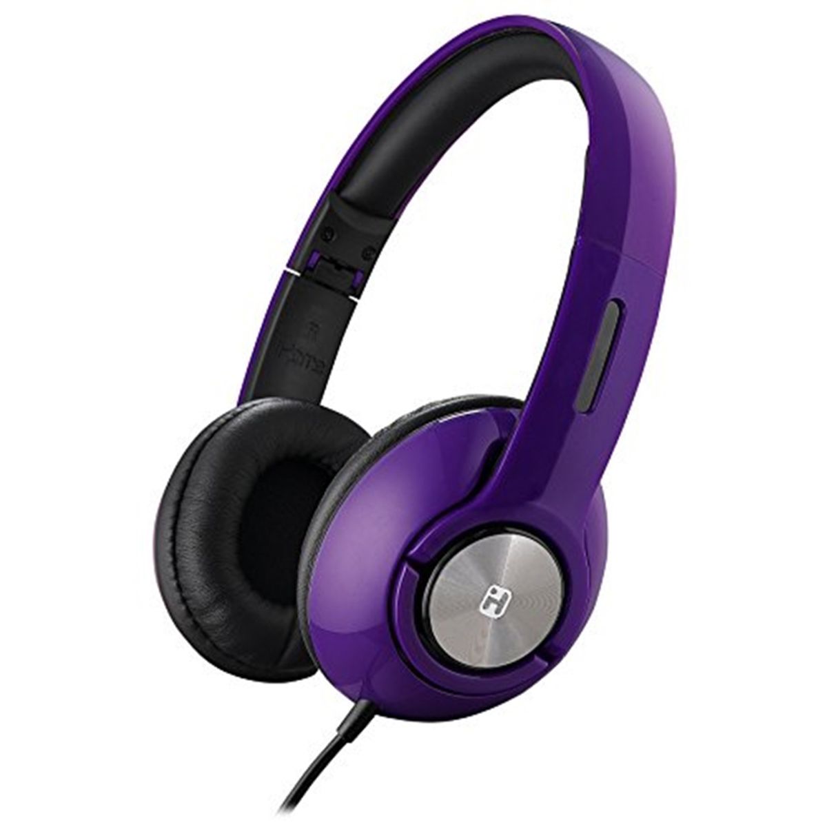 iHome iB45BC OnEar Foldable Headphones with Pouch  iHome Onear Headphones Purple