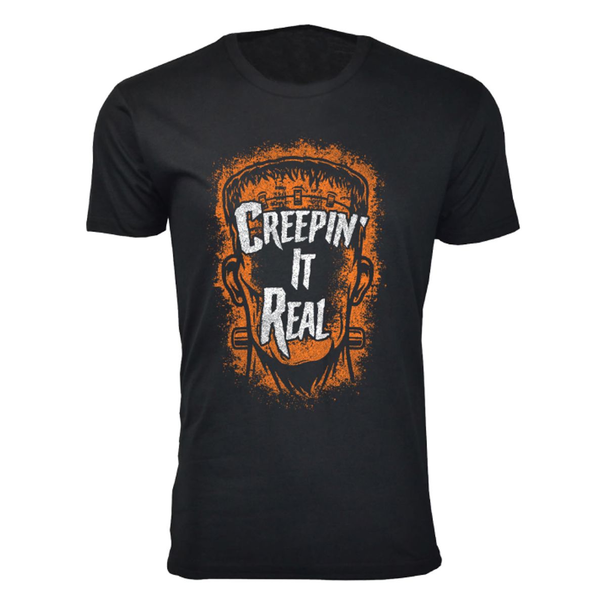 Men's Halloween T-Shirts - Creepin' It Real - Black / XL