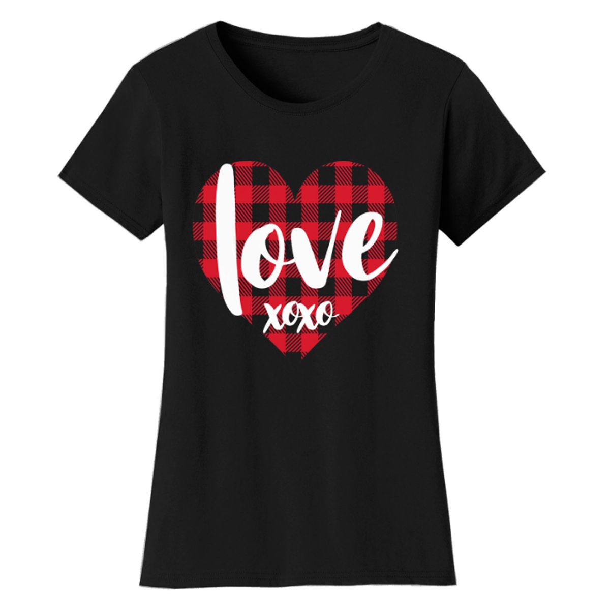 UntilGone – Women’s Valentine’s Day Shirts – T-Shirts – Love XOXO – Black / XL