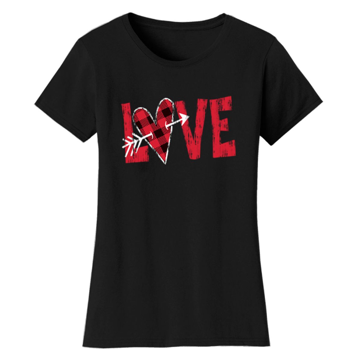 UntilGone – Women’s Valentine’s Day Shirts – T-Shirts – Cupid Love – Black / 2XL