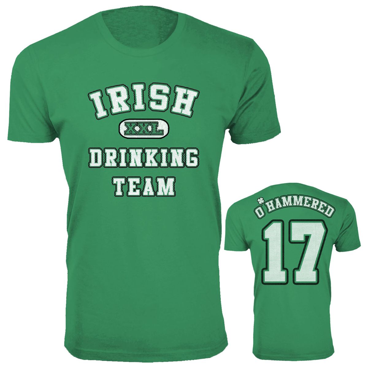 Men's St. Patrick's Day T-Shirts    - Men's St. Patrick's Day Lucky T-Shirts - O' Hammered - Kelly Green / XL