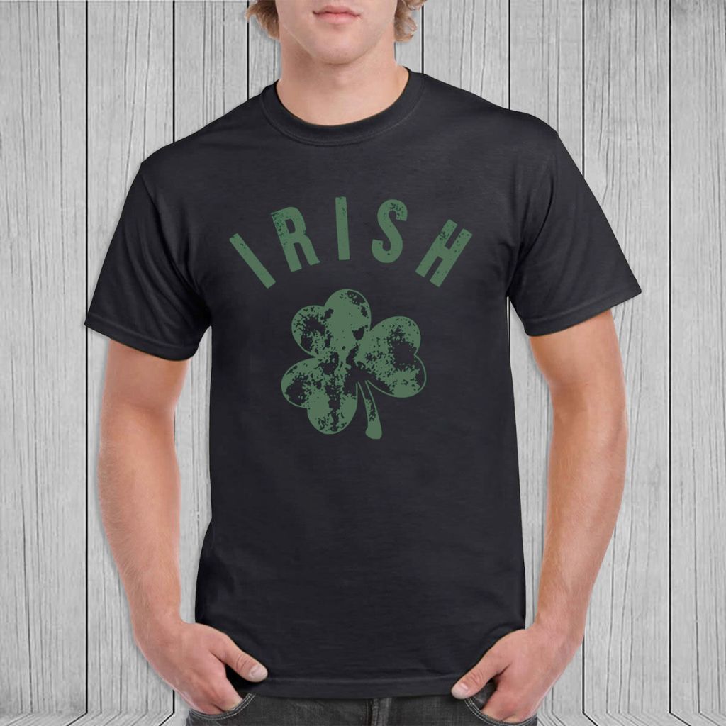 Men's Irish Love St. Patrick's Day T-Shirt - Large - Three Leaf Clover