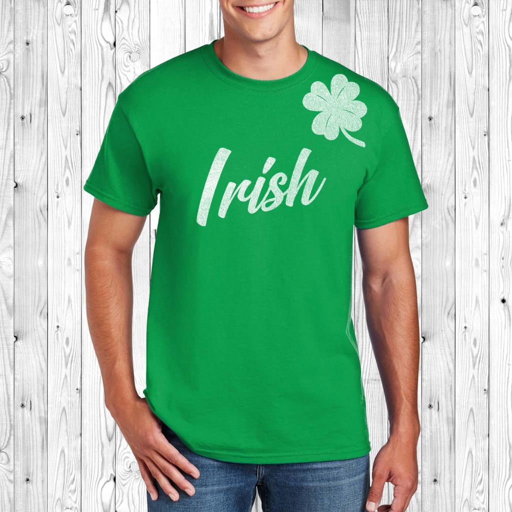 Mens Irish Love St Patricks Day TShirt  2XLarge  Irish Clover
