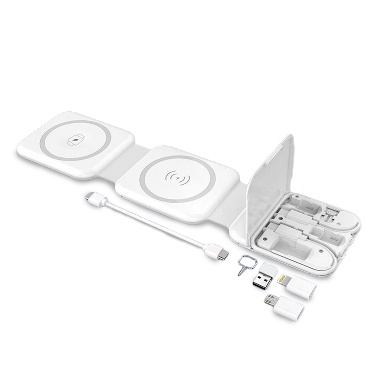 10-in-1 Magnetic Wireless Charger - White