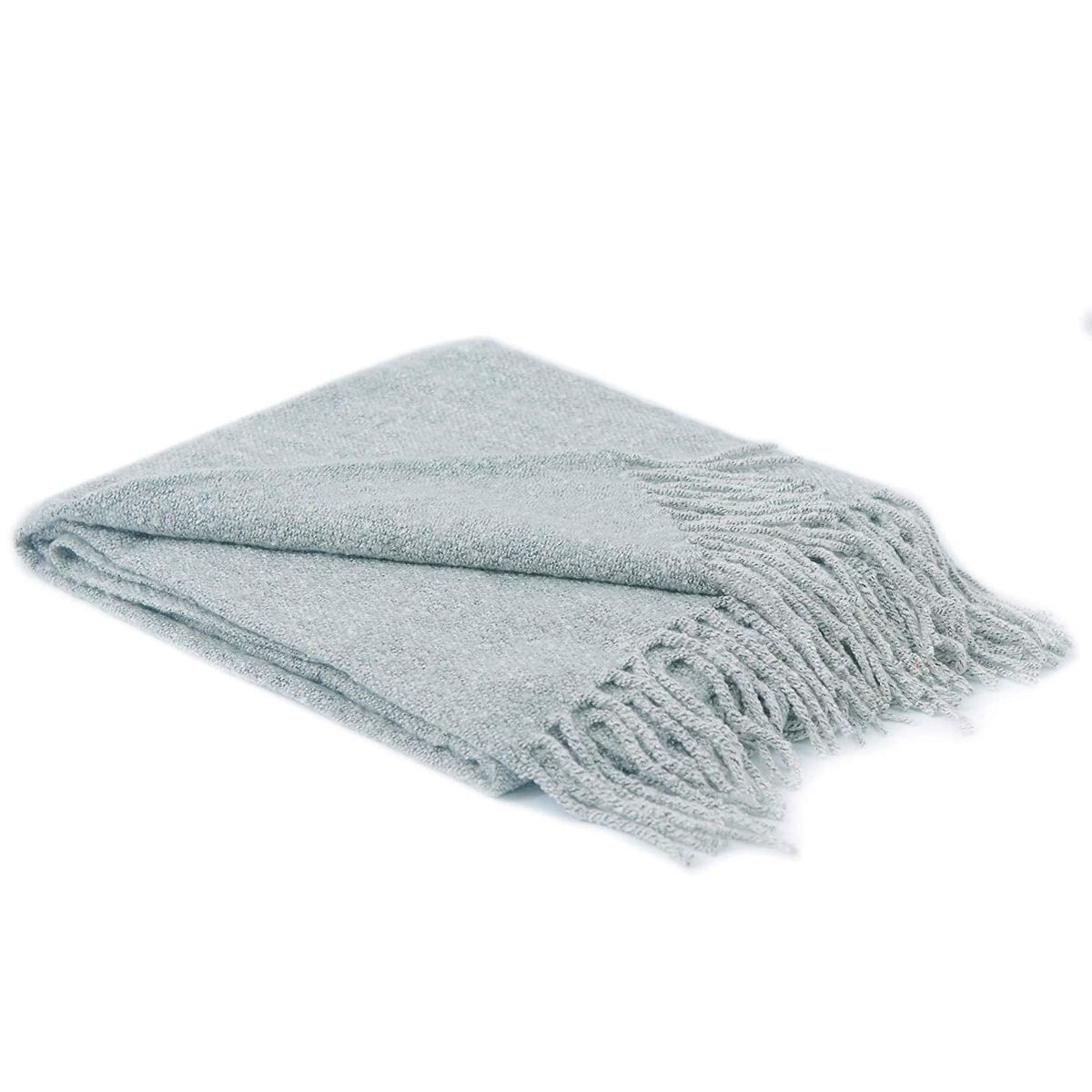 Cheer Collection&trade; 50 x 60-Inch Ultra-Soft Knit Throw Blanket - Gray