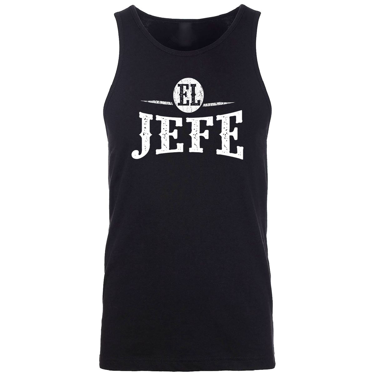 Men's Best Father's Day Ever Tank Top - EL JEFE - Black / L