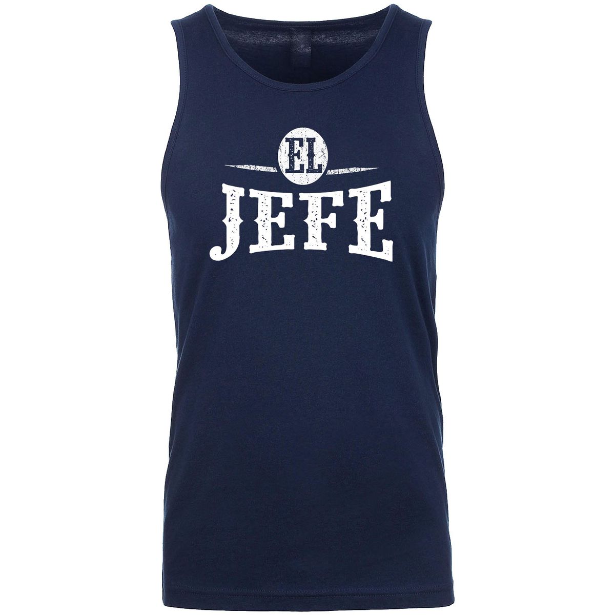 Men's Best Father's Day Ever Tank Top - EL JEFE - Navy / M