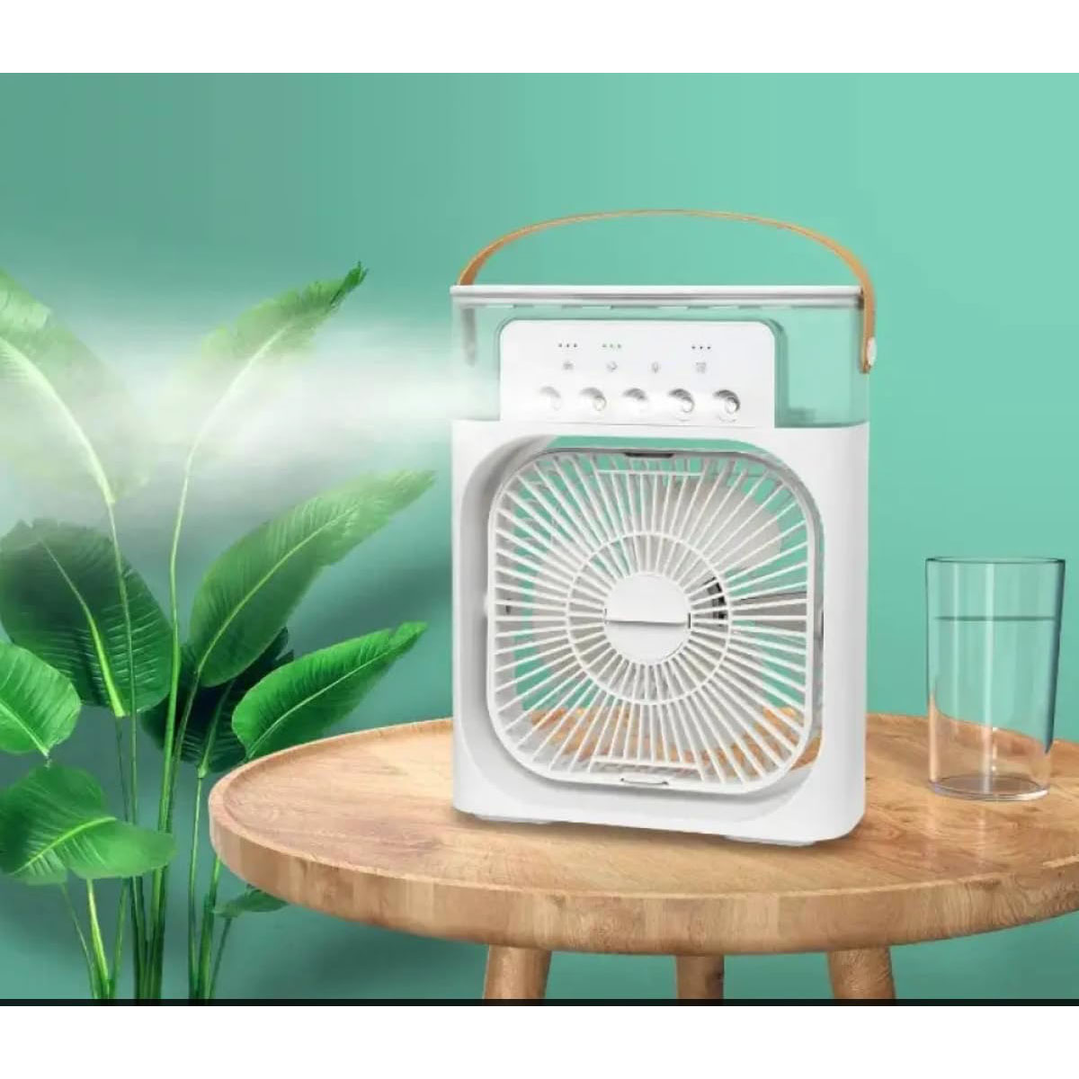 Portable Misting Humidifier Fan (2-Pack) - Mish Fan White