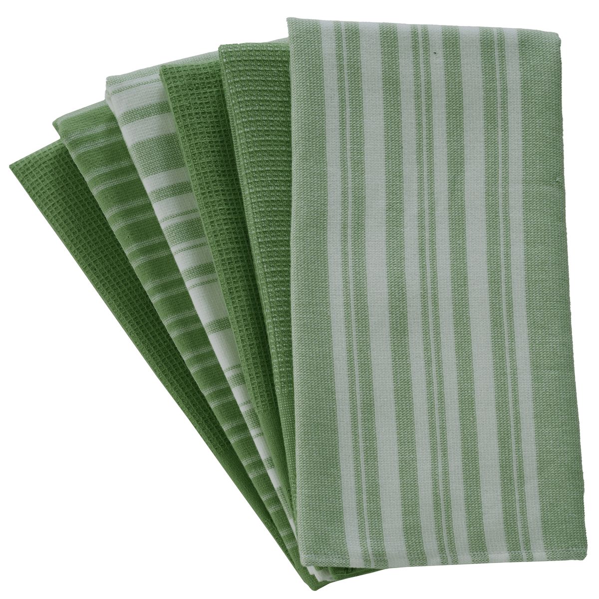 Kitchen Towels 16"x26" (6-Pack) - Green