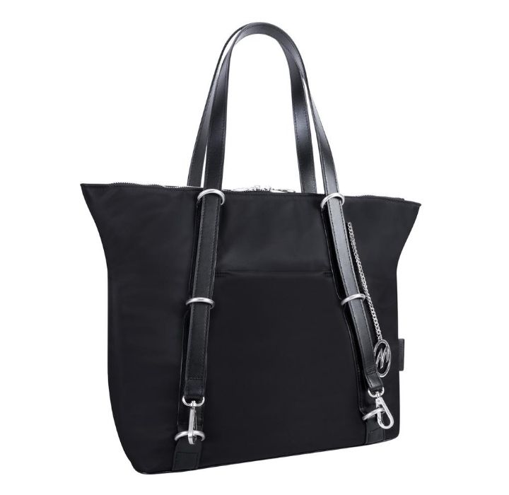 McKlein N Series DYLAN Nylon Convertible Backpack Tote, Medium, Black (18485)