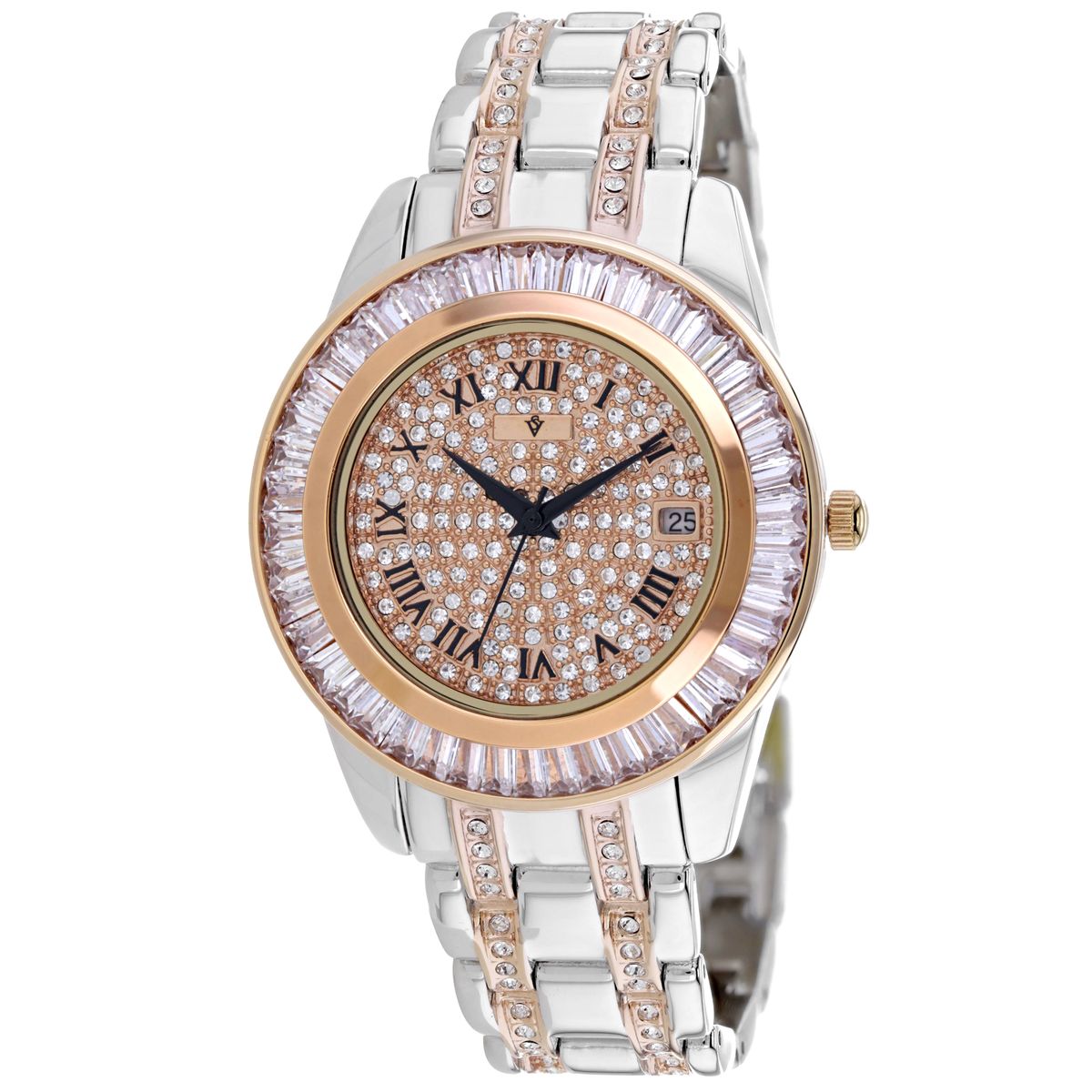 Christian Van Sant Womens Stella Watch Silver with Gold