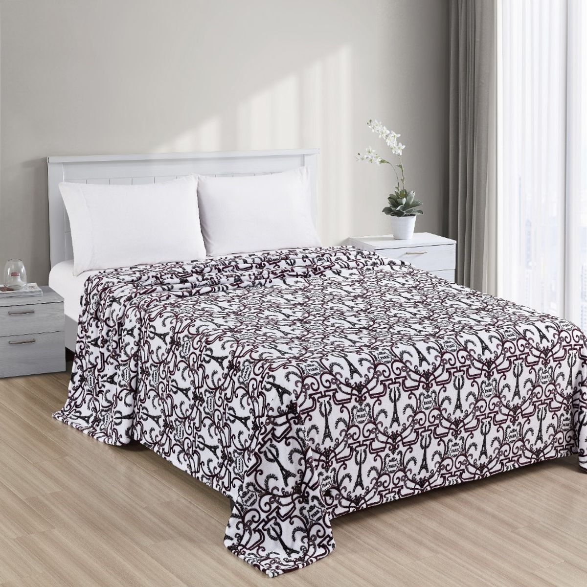 Noble House Soft Printed Blanket - Chantal - King Blanket
