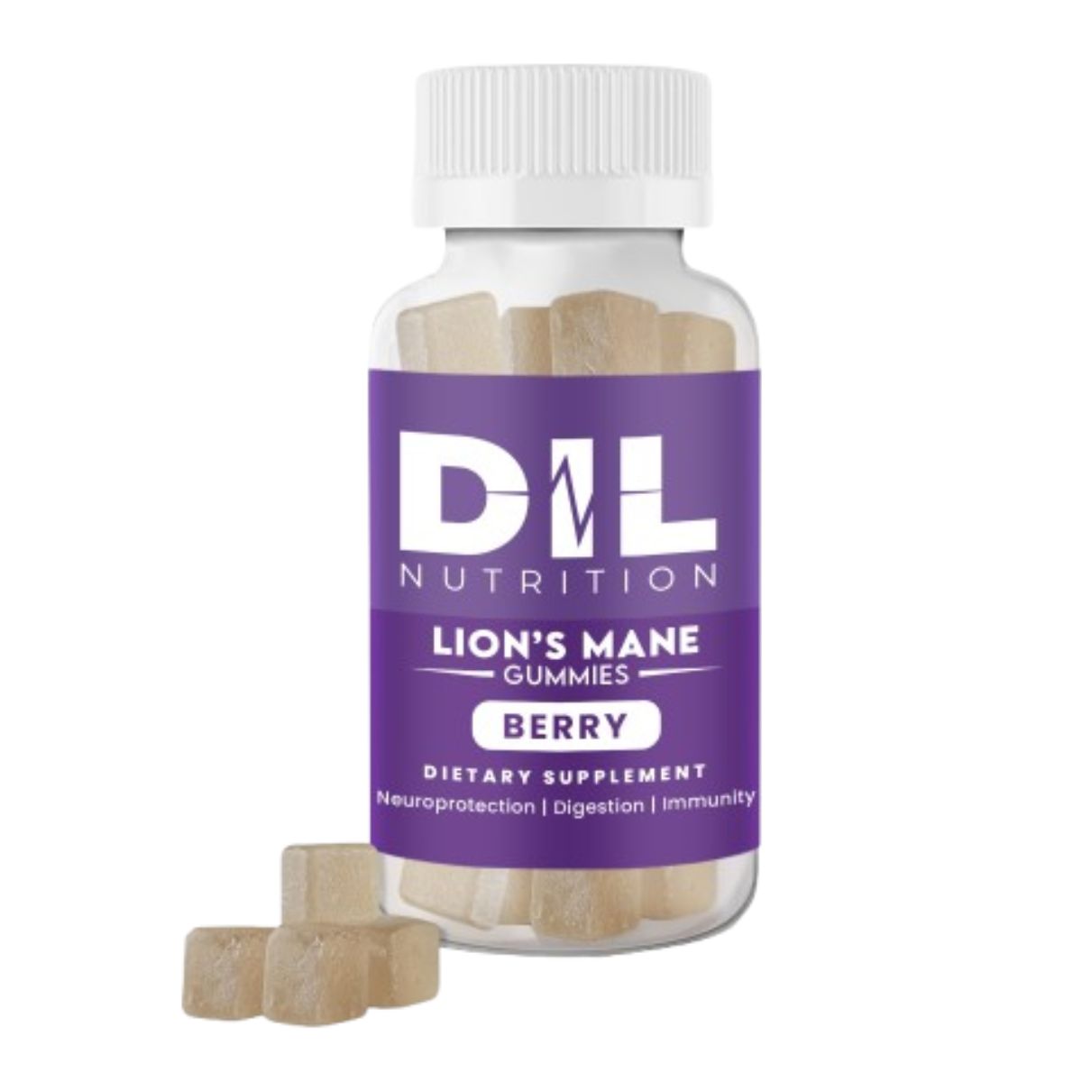 Dil Nutrition Lion's Mane or Ashwagandha Gummies - Lion's Mane