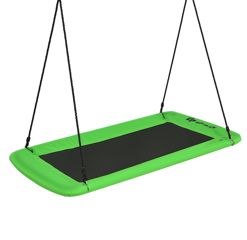 Giant 60-Inch Outdoor Platform Swing - Tree Swing-Green