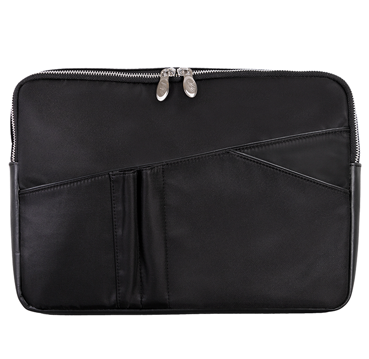 Photos - Business Briefcase McKleinUSA Auburn 15" Nano Tech-Light Nylon Laptop Sleeve - Black 18325