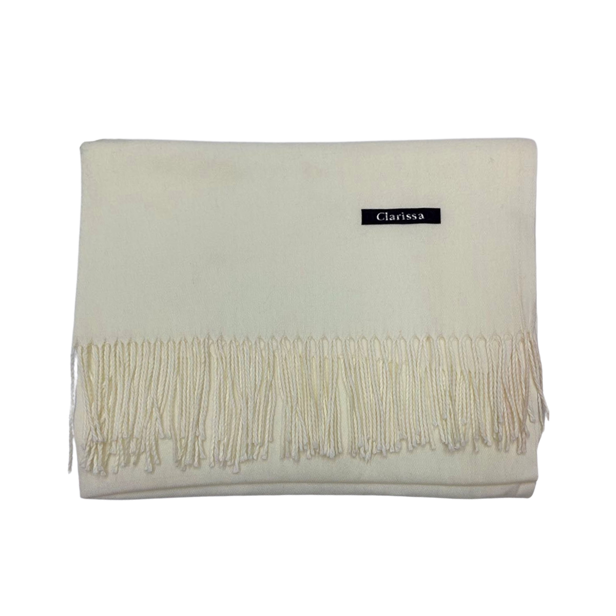 UntilGone – Clarissa Damita Scarves with Fringe – Beige