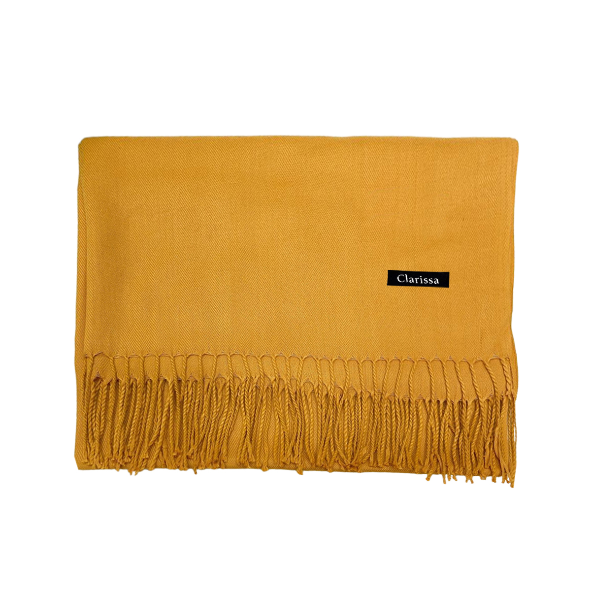 UntilGone – Clarissa Damita Scarves with Fringe – Gold