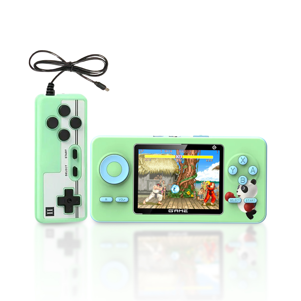 Multi-Player Retro Game Console - Green