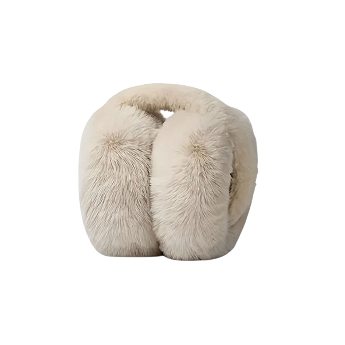 Women's Winter-Warm Foldable Earmuffs - Beige