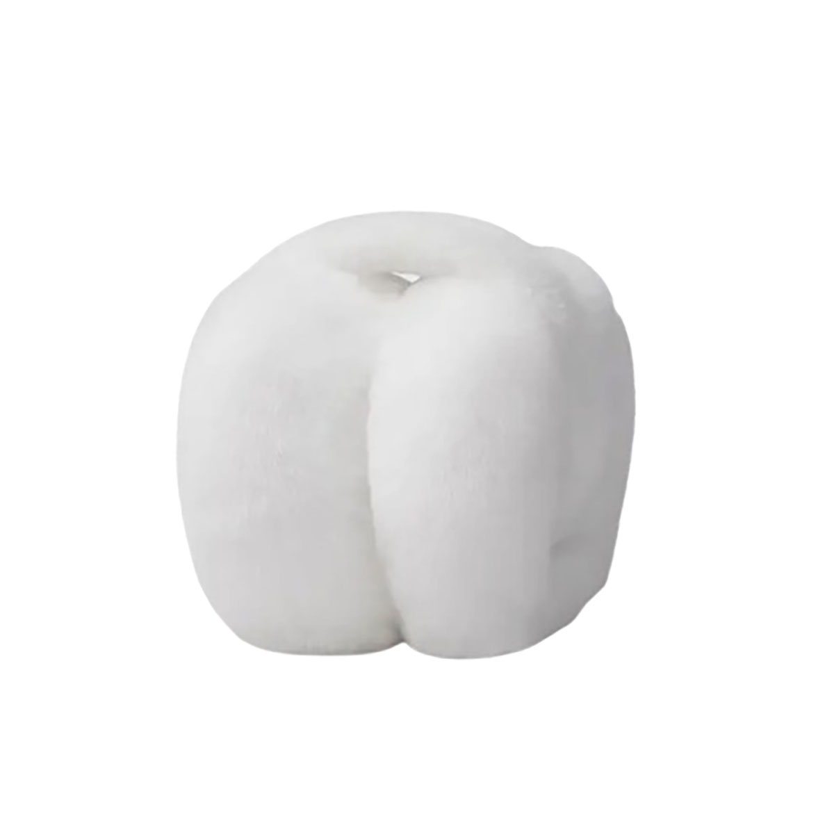 Women's Winter-Warm Foldable Earmuffs - White