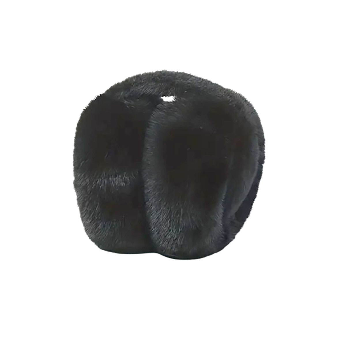 Women's Winter-Warm Foldable Earmuffs - Black