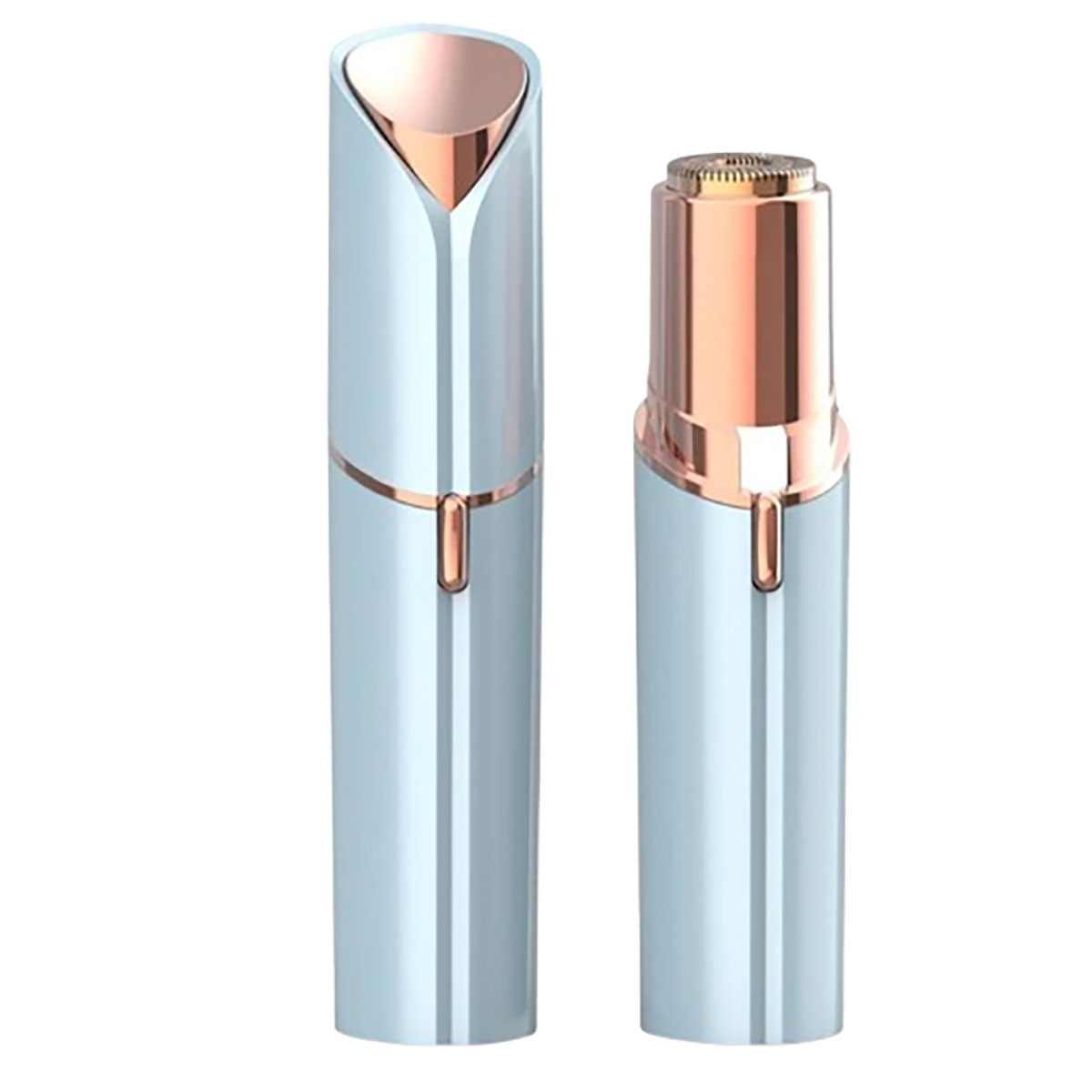 USB-Rechargeable Facial Hair Removal Tool - Light Blue