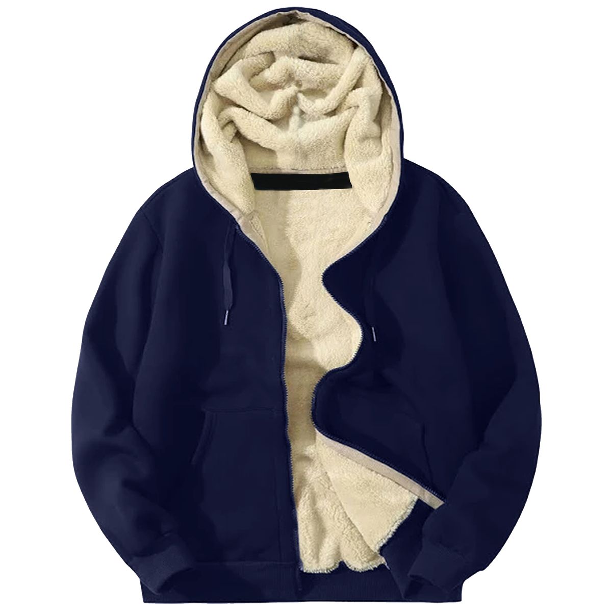 Men's Heavyweight Sherpa-Lined Hoodie (1 or 3-Pack) - GBT-1010-NV - M
