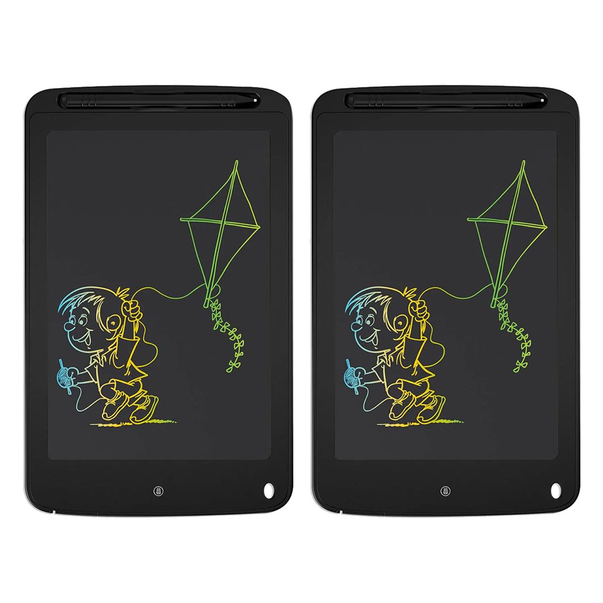 Kids' 10.5-Inch LCD Writing Tablet (1 or 2-Pack) - Waloo 10.5 Writing Tablet 2 PC Black