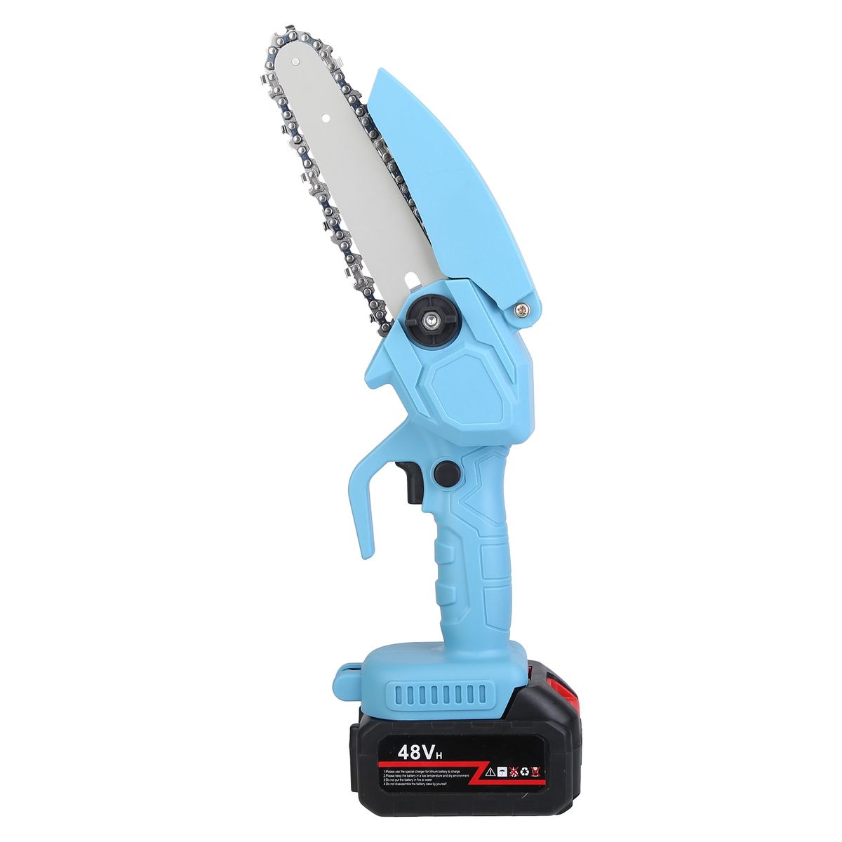 Electric Mini Chainsaw with 2 Chain Sizes  Electric Mini Chainsaw Blue