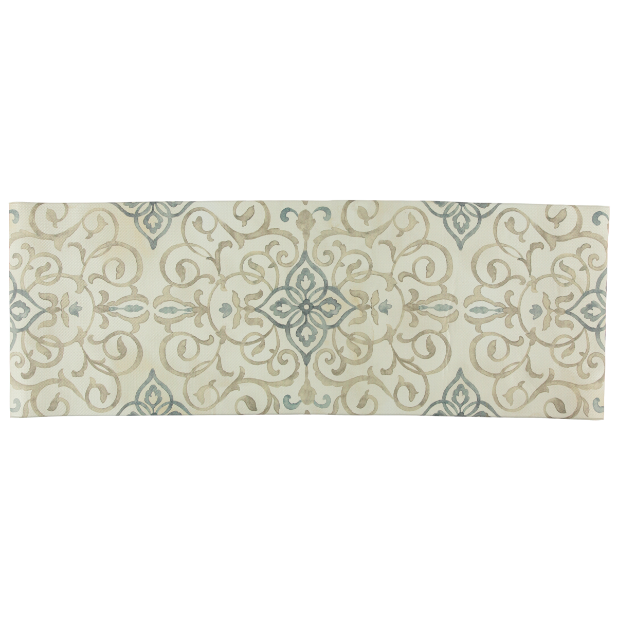 20 x 55-Inch Anti-Fatigue Kitchen Mat - Rustic Medallion Cream