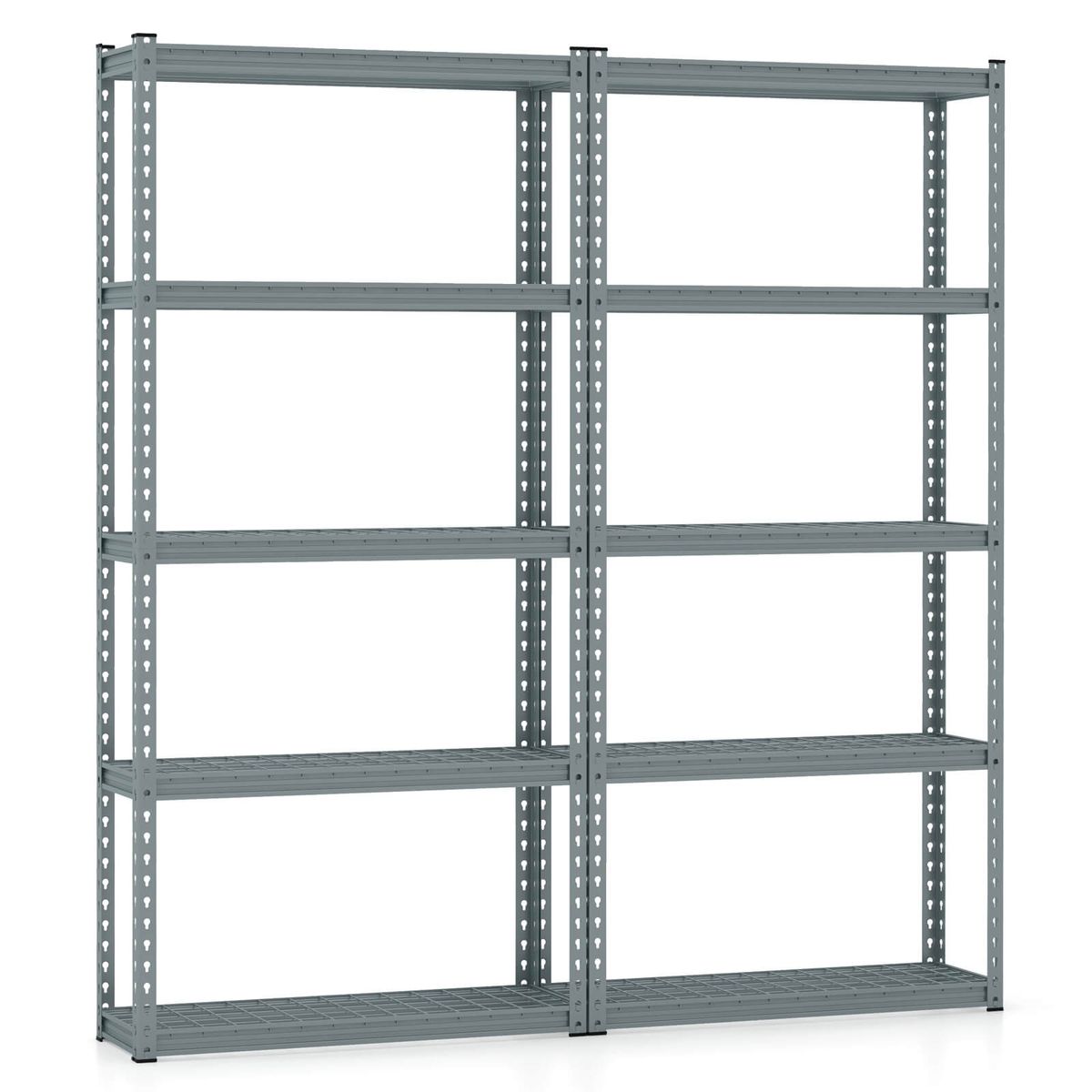 5-Tier Heavy-Duty Shelf Storage (1 to 4-Pack) - Utility Rack Shelf -2