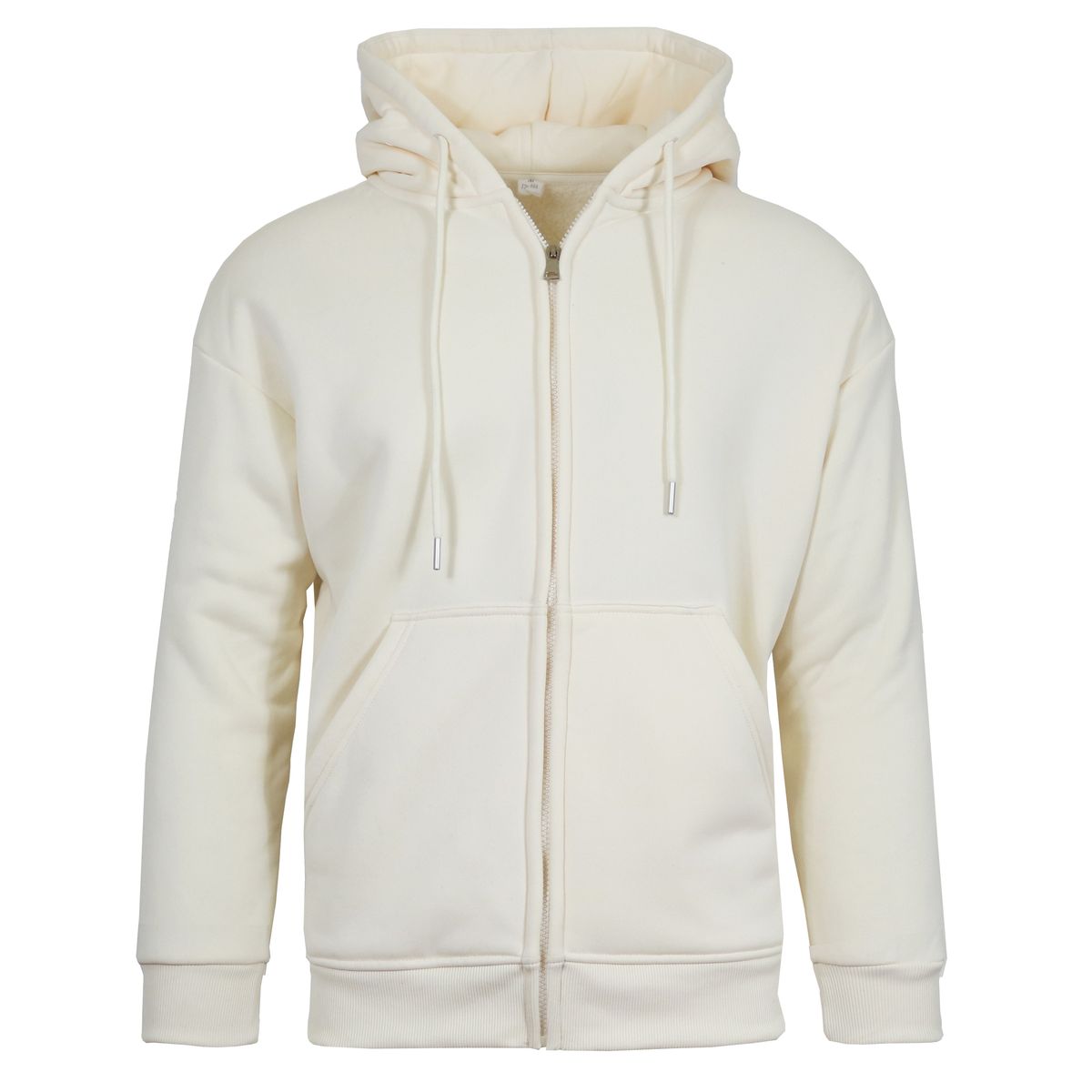 Men's Full-Zip Sherpa-Lined Hoodie - MFH-001-BE - XL