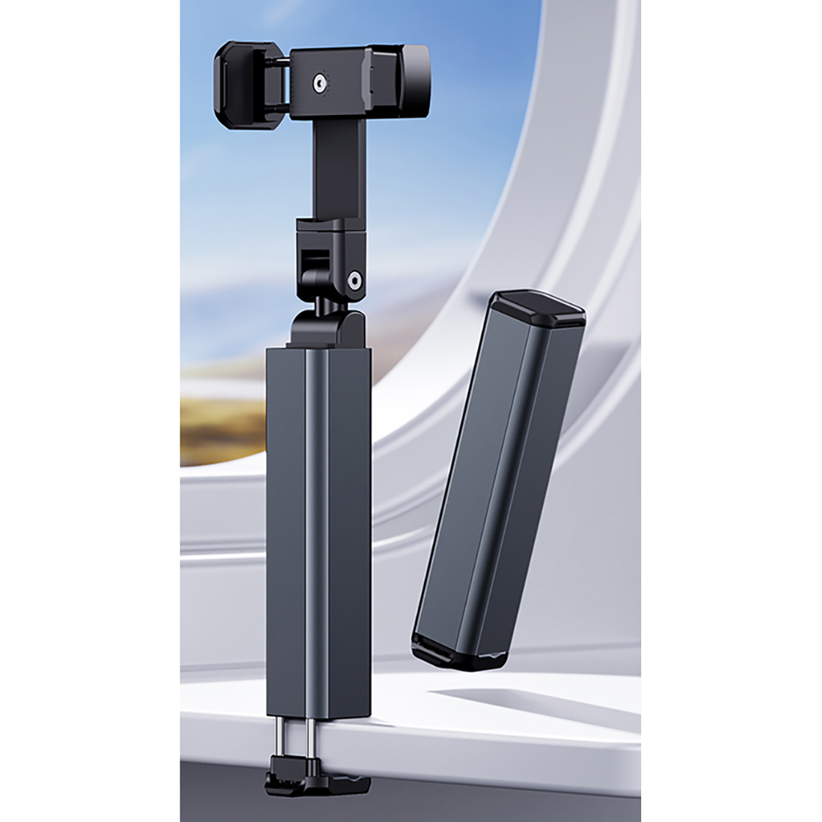 Portable Travel Phone Stand - Dark gray